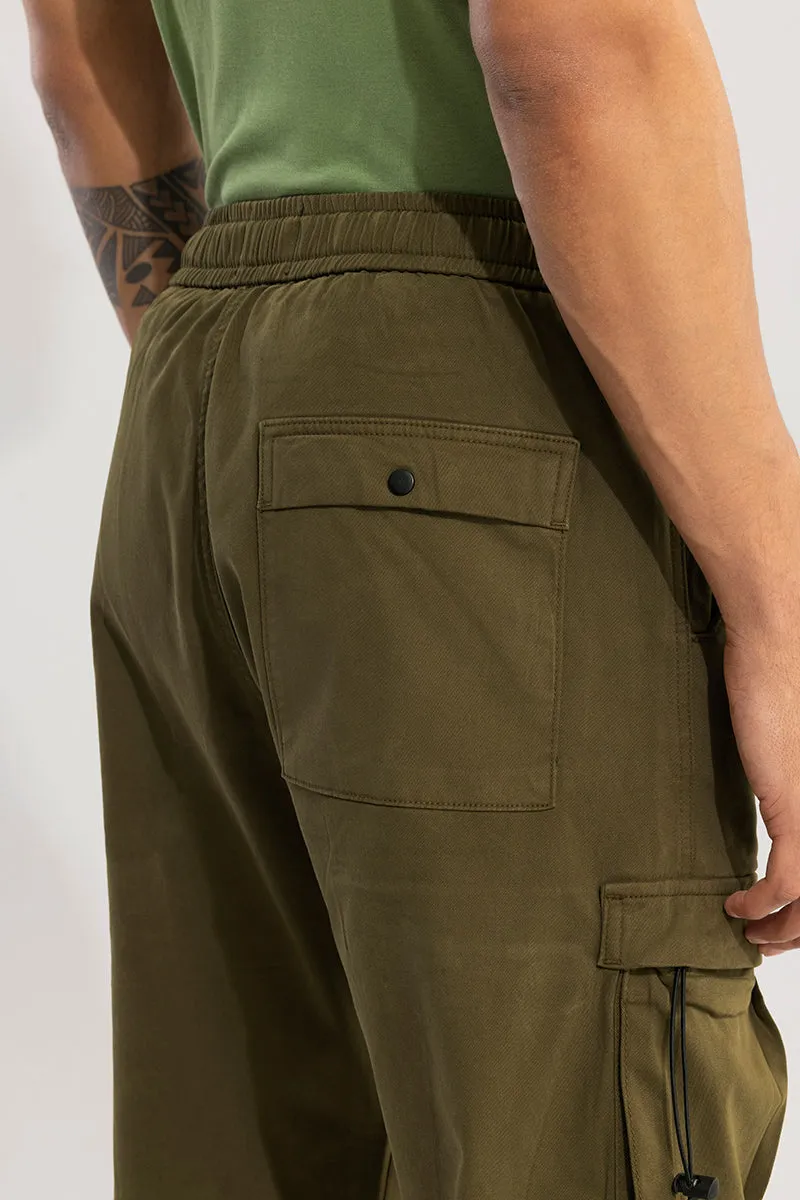 Hexa-Pocket Olive Cargo Pant