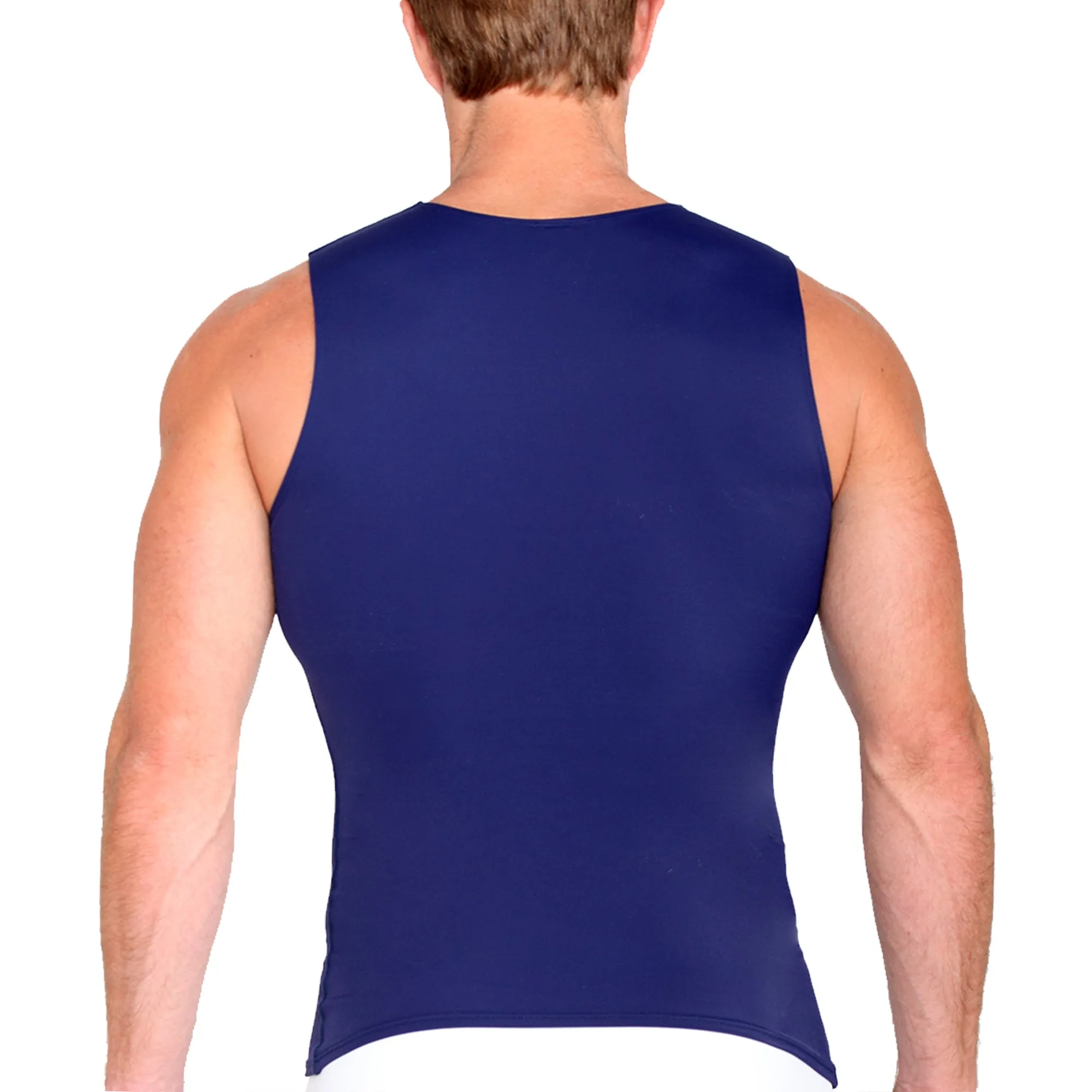 Insta Slim Big & Tall Compression V-Neck Tank VS00N1BT