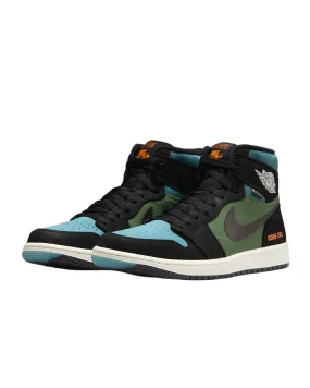 Jordan shoe men's sneakers Air Jordan 1 Element DB2889-003 black light blue olive green