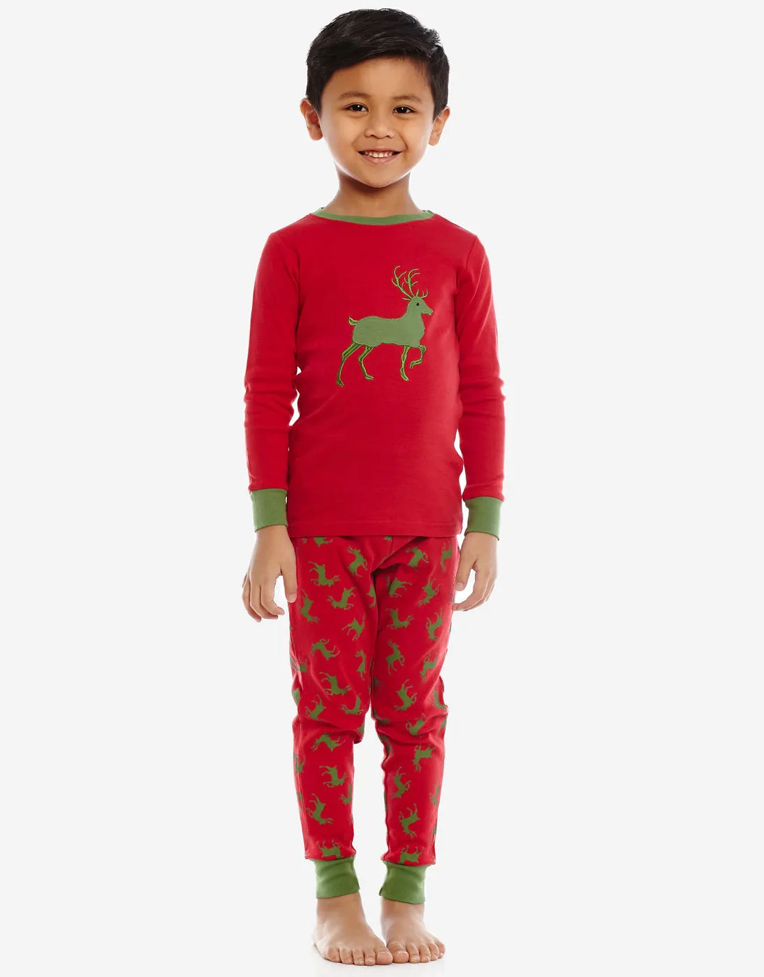 Kids Long Sleeve Cotton Pajamas