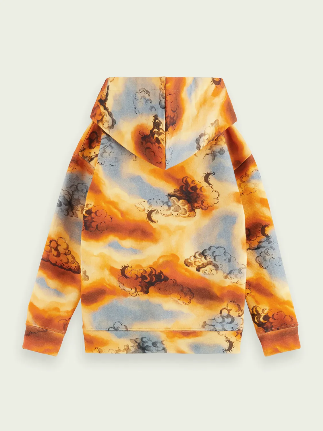 Kids Printed Cotton Hoodie (164161)