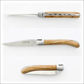 Laguiole Le Pocket Classic Olive Wood Handle