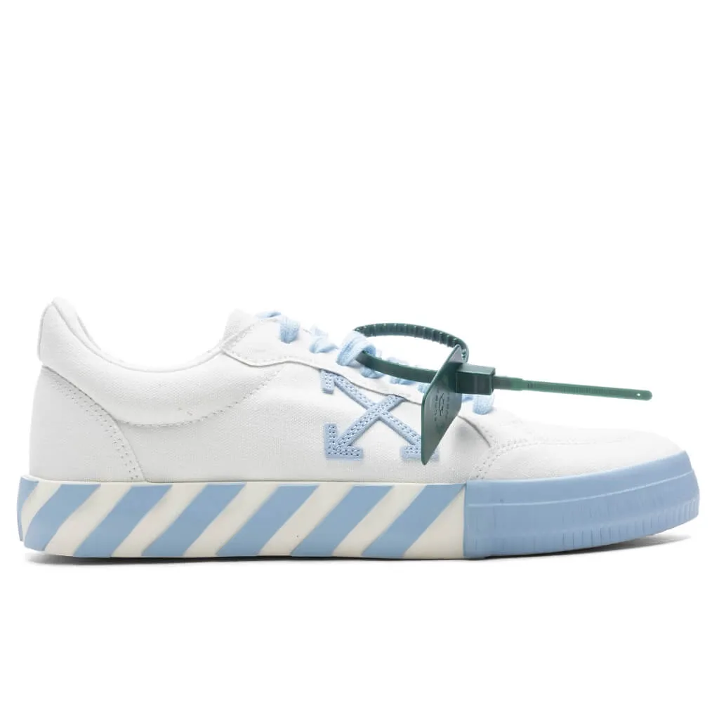 Low Vulcanized Canvas - White/Light Blue