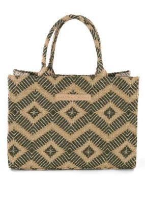 Luna Moon La Rambla Big Tote - Taske - Olive