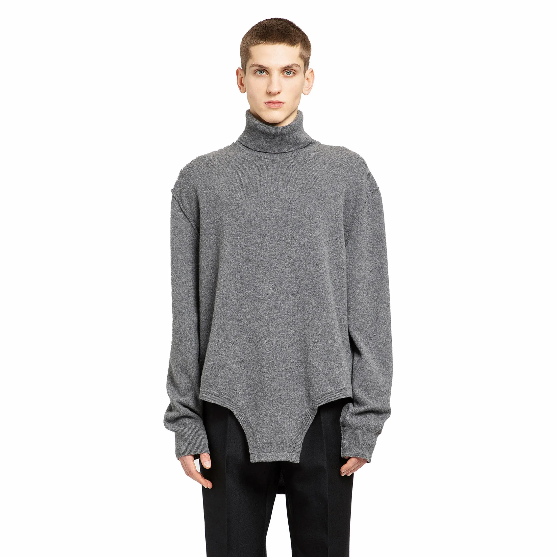 MAISON MARGIELA MAN GREY KNITWEAR