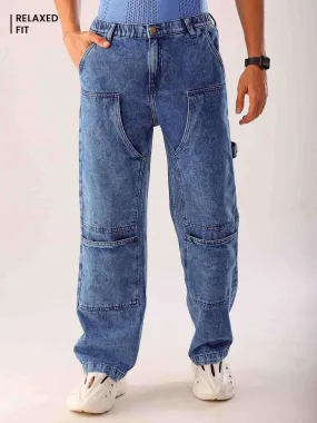 Men Blue G365 Relaxed Fit Carpenter Jeans