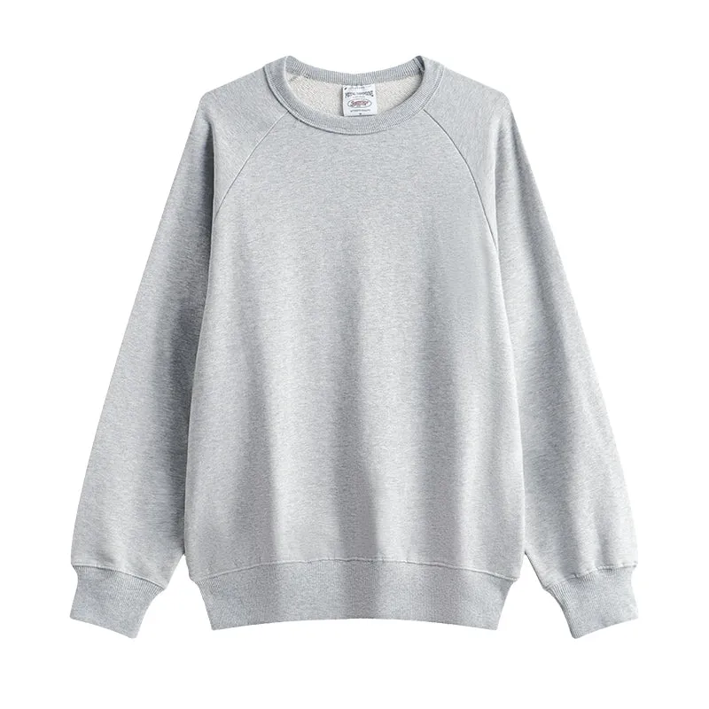 Mens Quality Loose 100% Cotton Oversize Sweatshirt