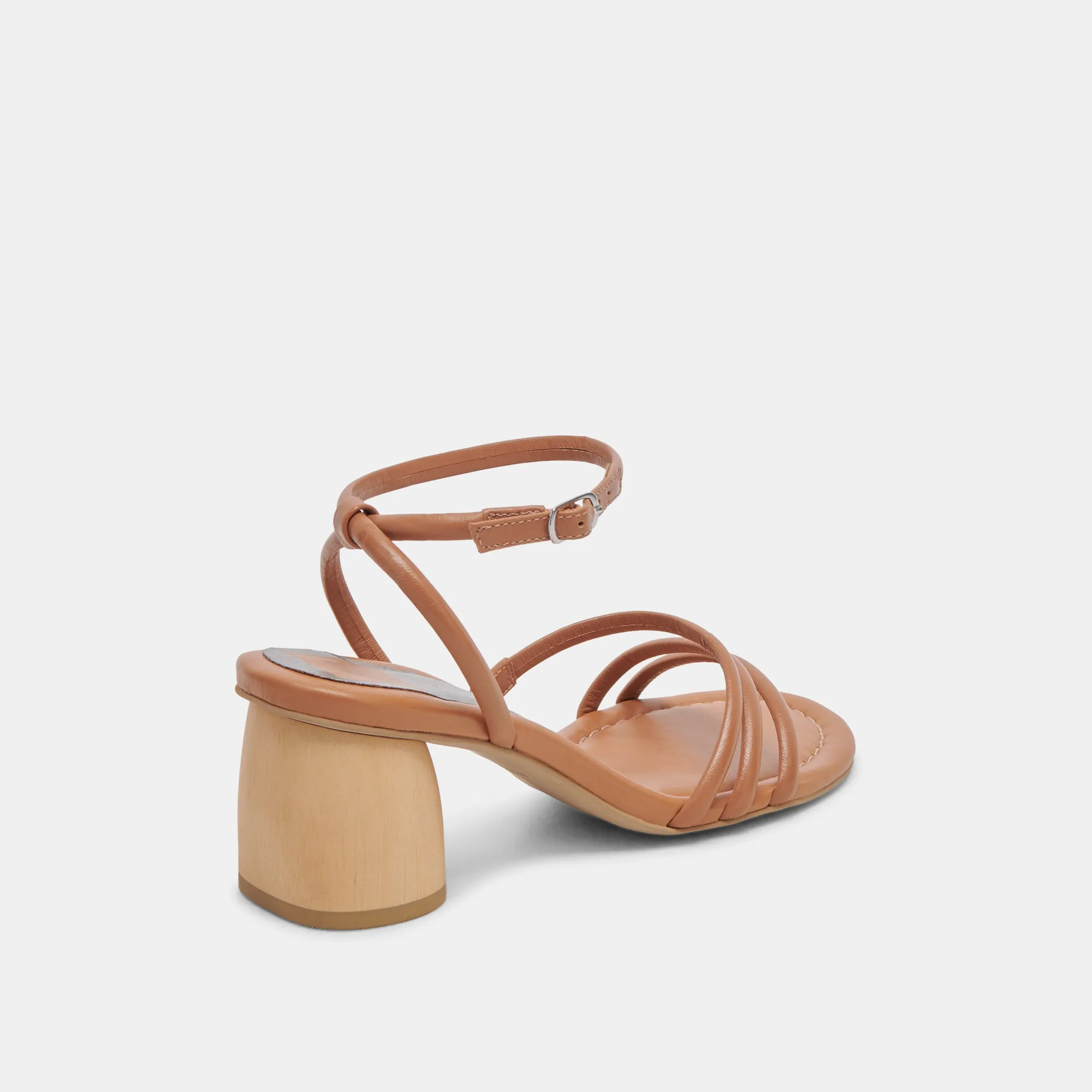 MIKAEL HEELS TAN LEATHER