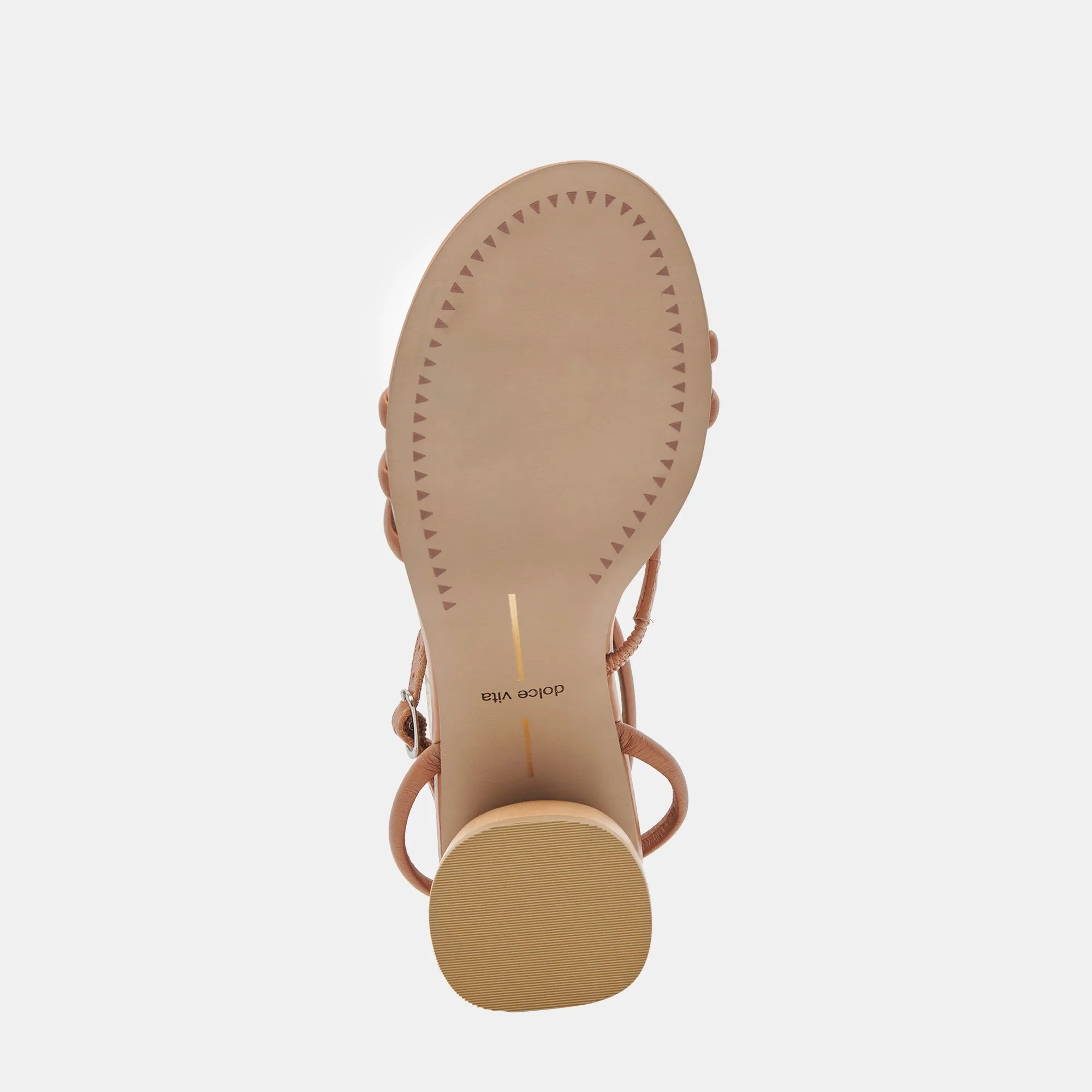 MIKAEL HEELS TAN LEATHER