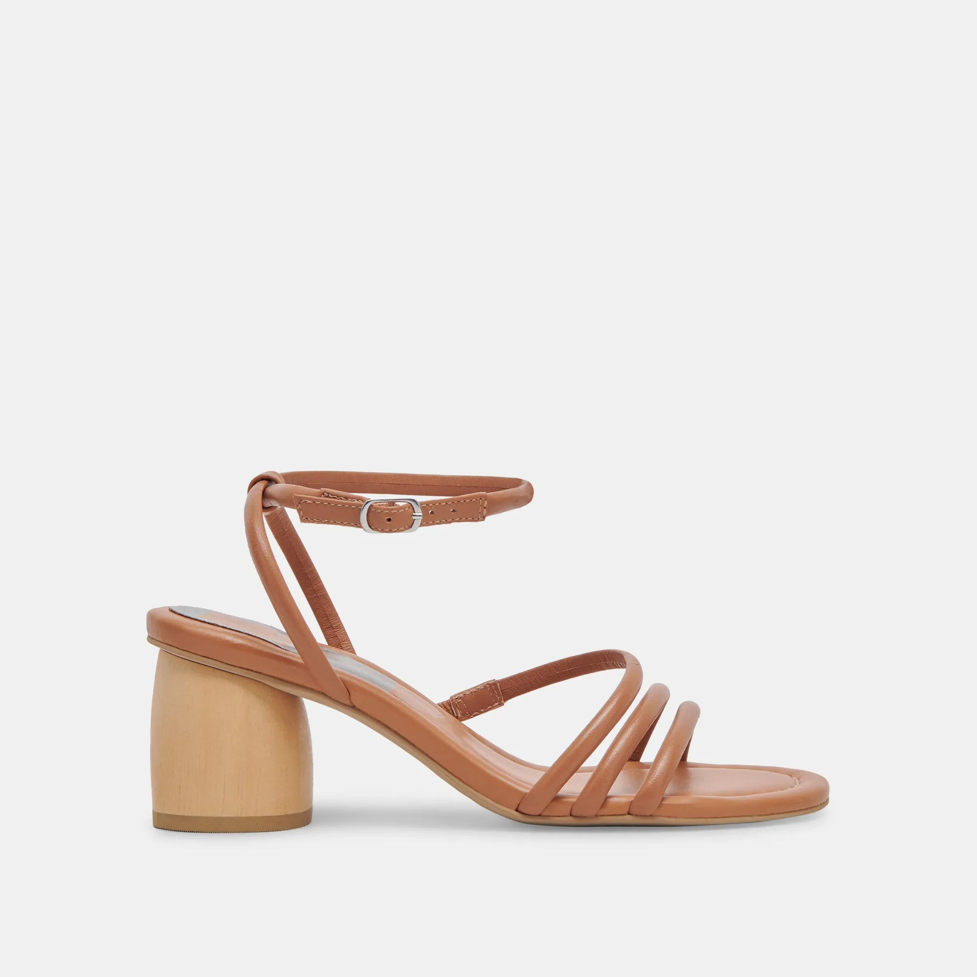 MIKAEL HEELS TAN LEATHER