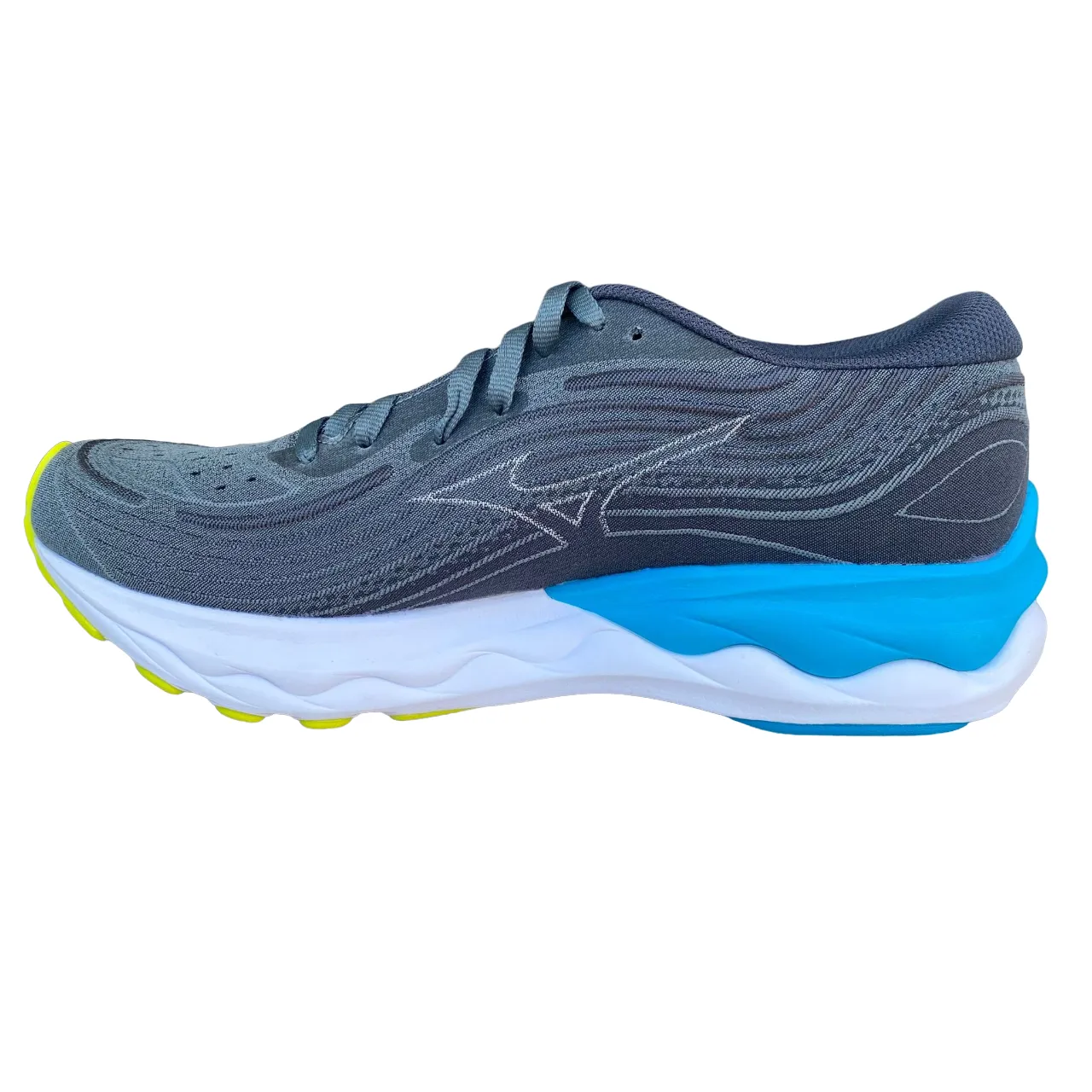 Mizuno ultra soft Wave Skyrise 4 men's running shoe grey-blue-pearl blue