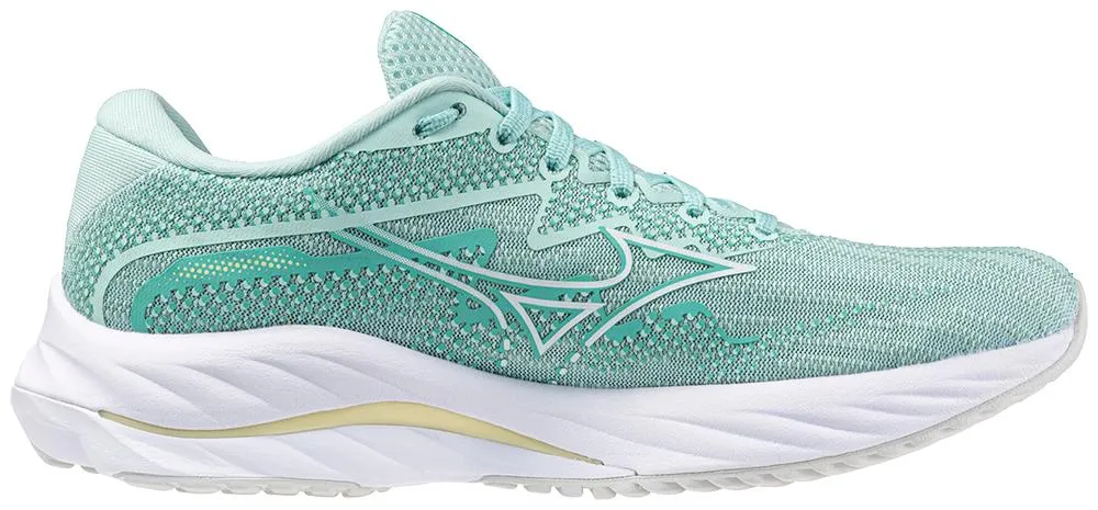 Mizuno Women's Wave Rider 27 - Eggshell Blue/White