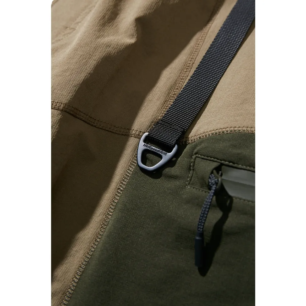 NINE POINT NINE MAZE PANTS-OLIVE