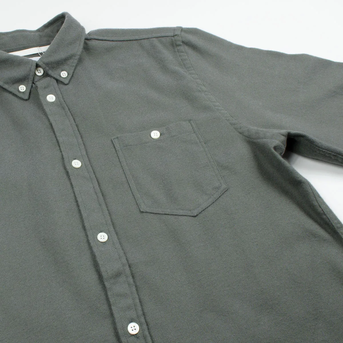 Norse Projects - Osvald Brushed Shirt - Dried Olive