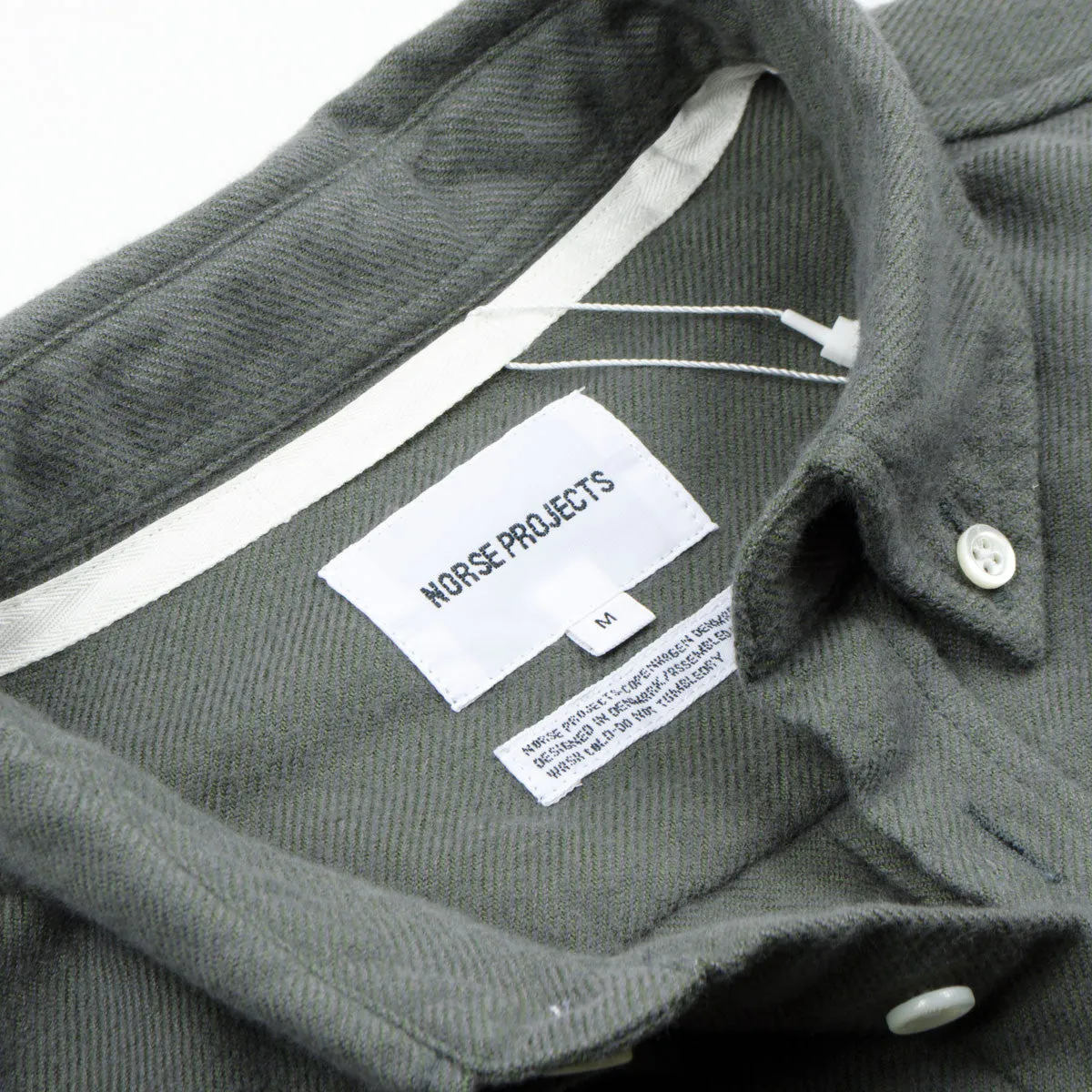 Norse Projects - Osvald Brushed Shirt - Dried Olive