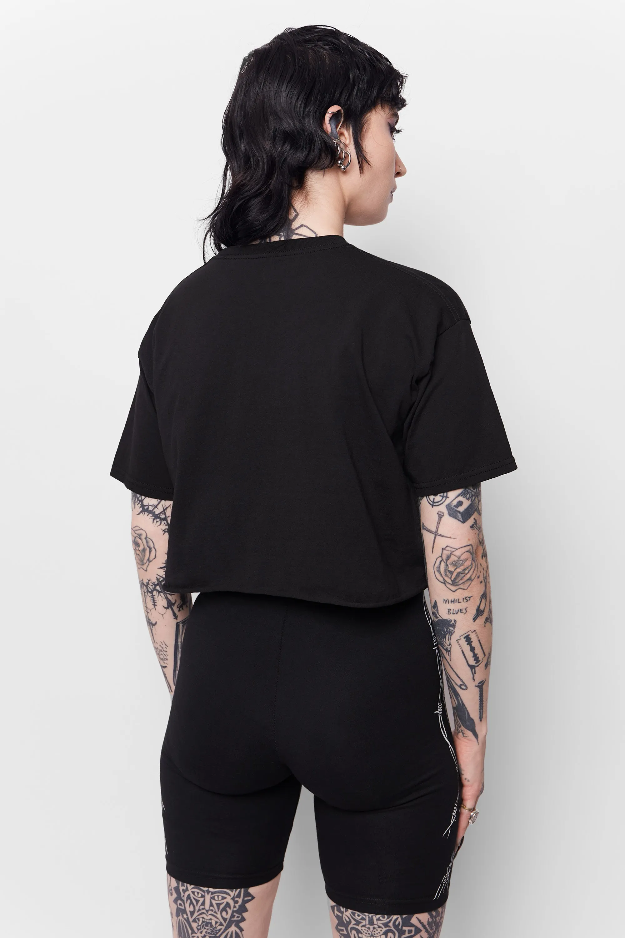 Oblivion Cropped Cut-Off Tee