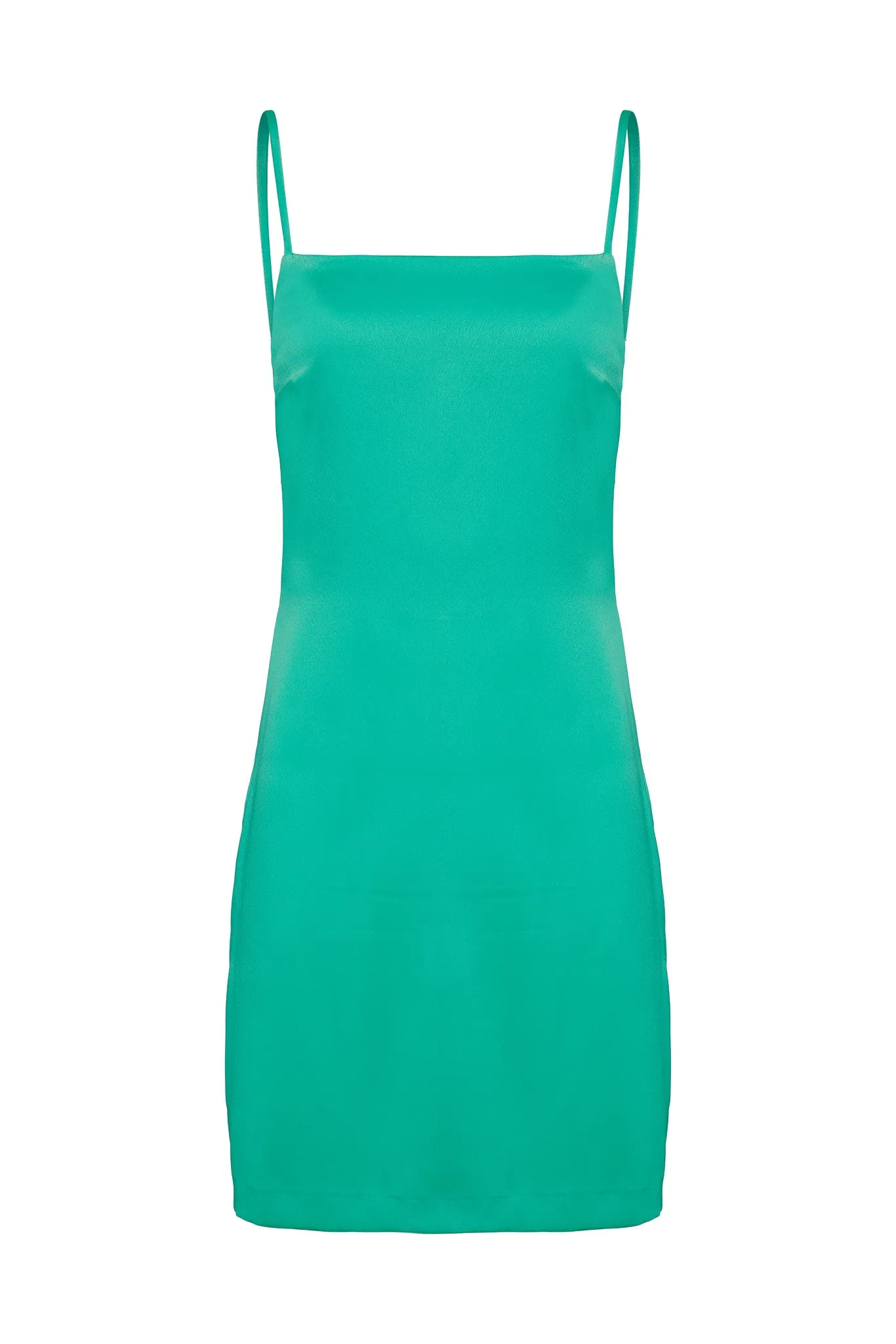 Odysee Silk Mini Dress Green