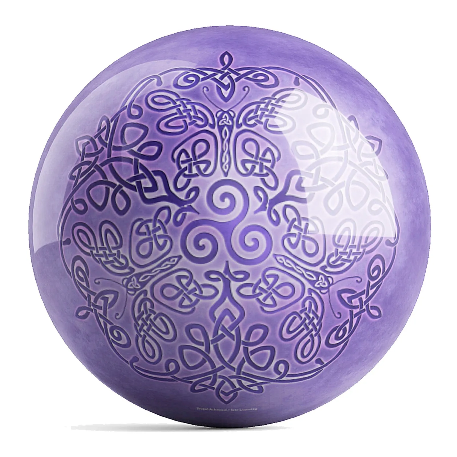 OnTheBallBowling Celtic Butterfly Ball Bowling Ball by Brigid Ashwood