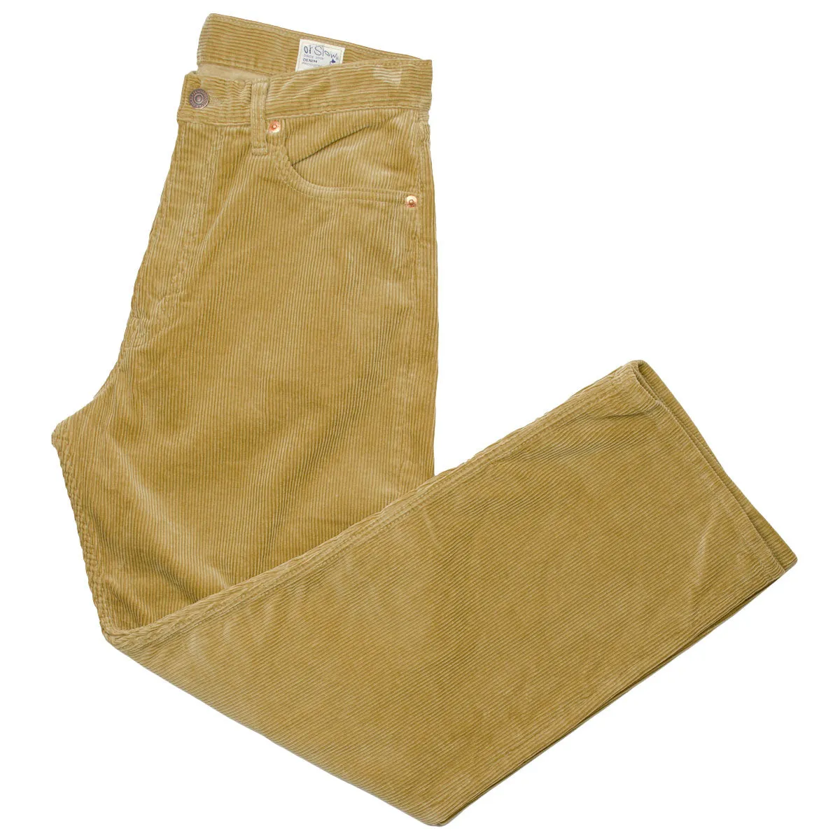 orSlow - 101 Dad's Fit Corduroy Pants - Beige