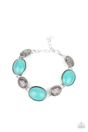 Paparazzi Cactus Country - Blue Bracelet