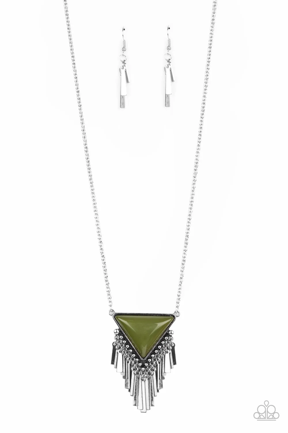 Paparazzi Necklace ~ Badlands Bonanza - Green