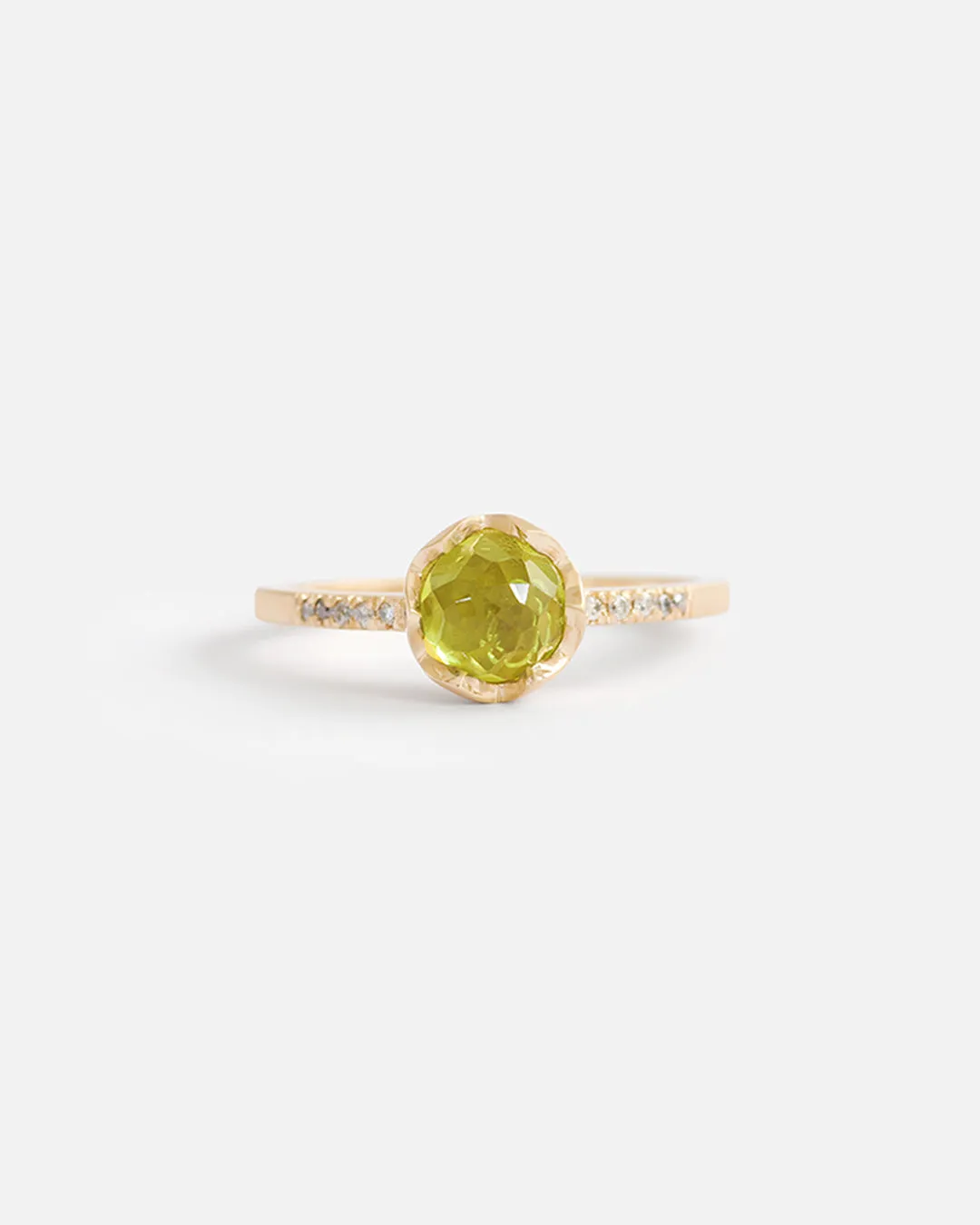 Pave / 6mm Peridot