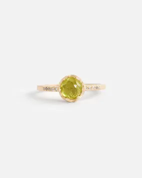 Pave / 6mm Peridot