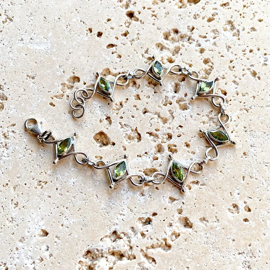 Peridot Marquise Bracelet - Arizona