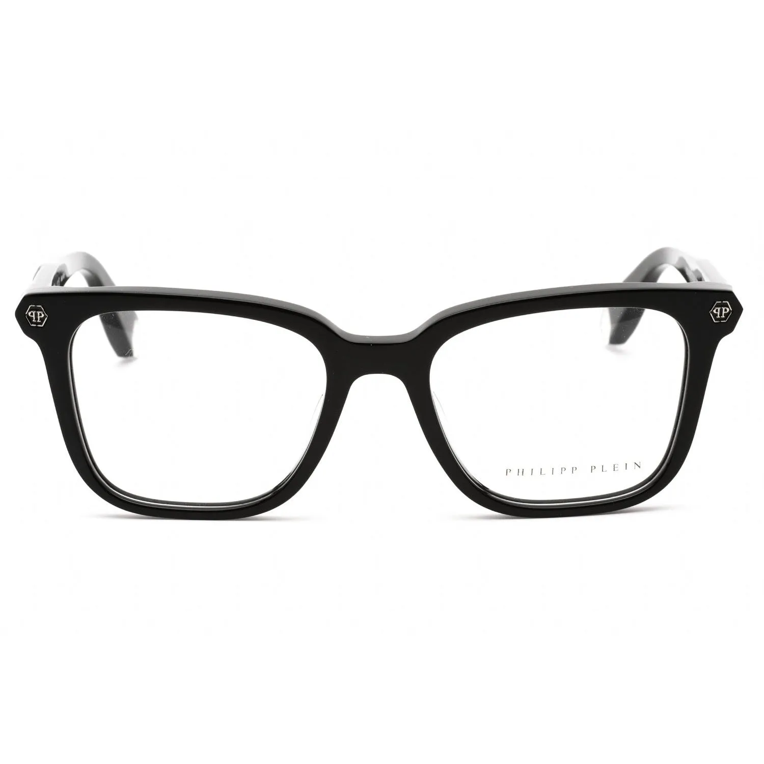 Philipp Plein VPP015M Eyeglasses Shiny Black / Clear Lens