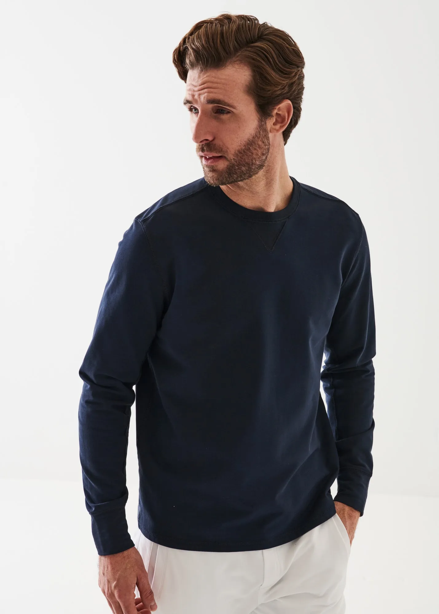 PIMA COTTON FRENCH TERRY SWEATSHIRT