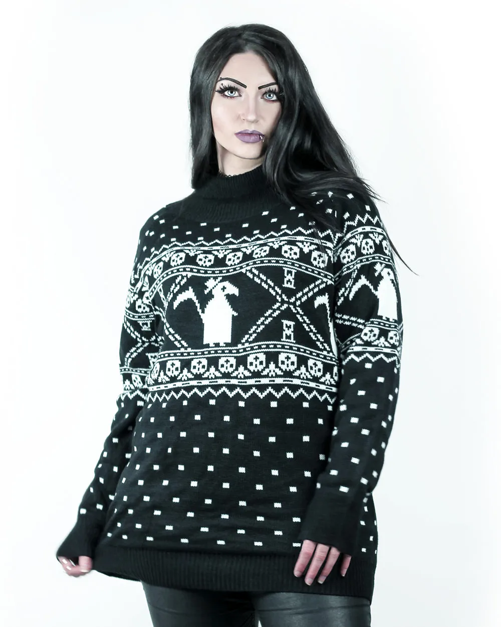 Plague Doctor Knitted Sweater