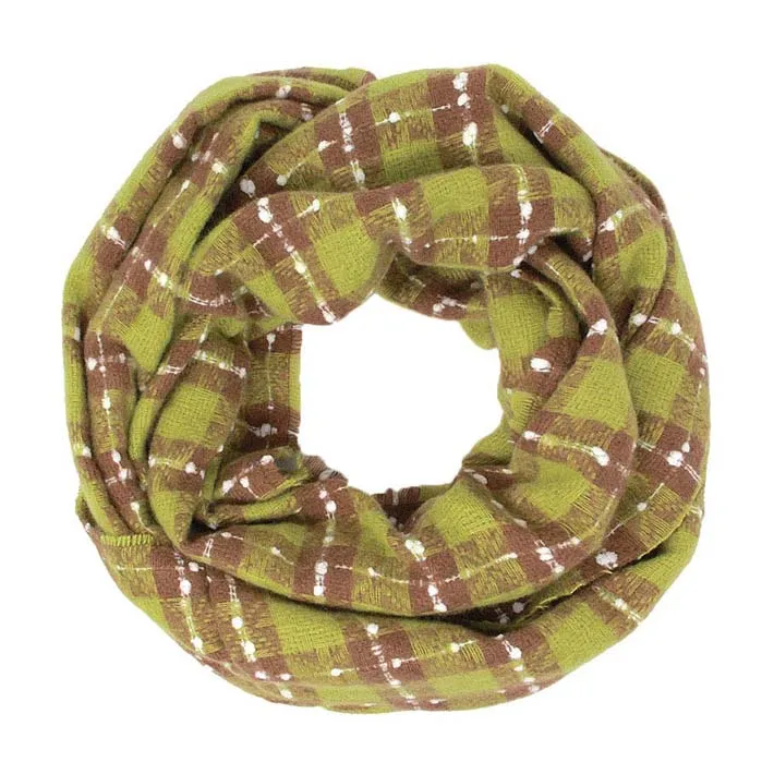 Plaid Check Infinity Super Soft Scarf