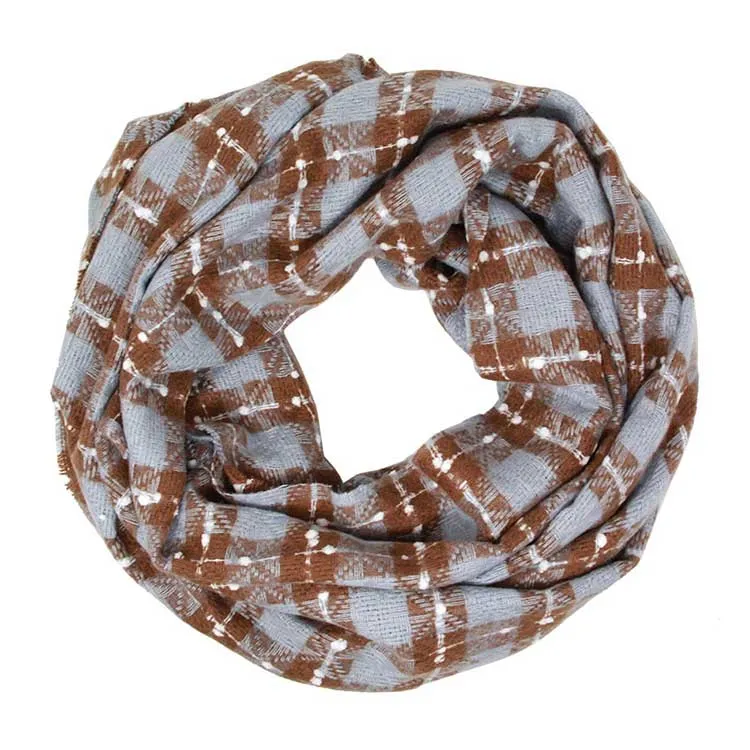 Plaid Check Infinity Super Soft Scarf