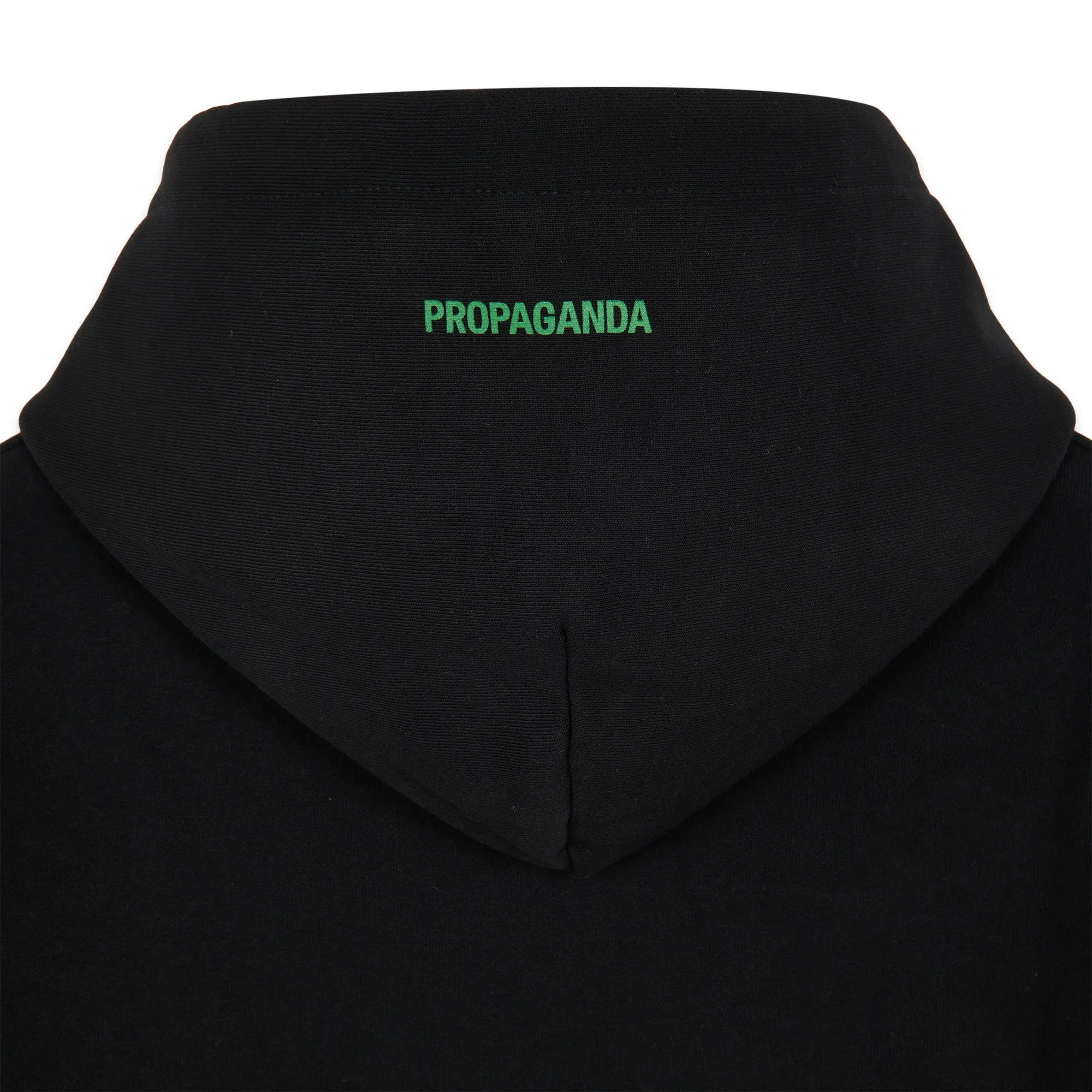 Propaganda sweatshirt with hood and kangaroo pocket Logo Steel Hoodie 22FWPRFE814-01 black