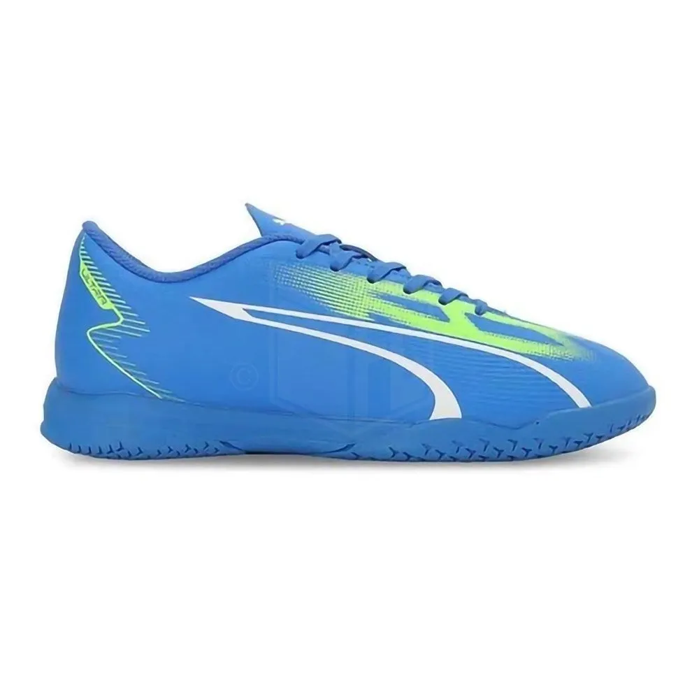 Puma Ultra Play IT Jnr Indoor Football Shoes (Blue/Puma White)