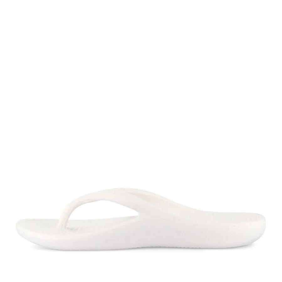 REBOUND ORTHOTIC THONGS - WHITE