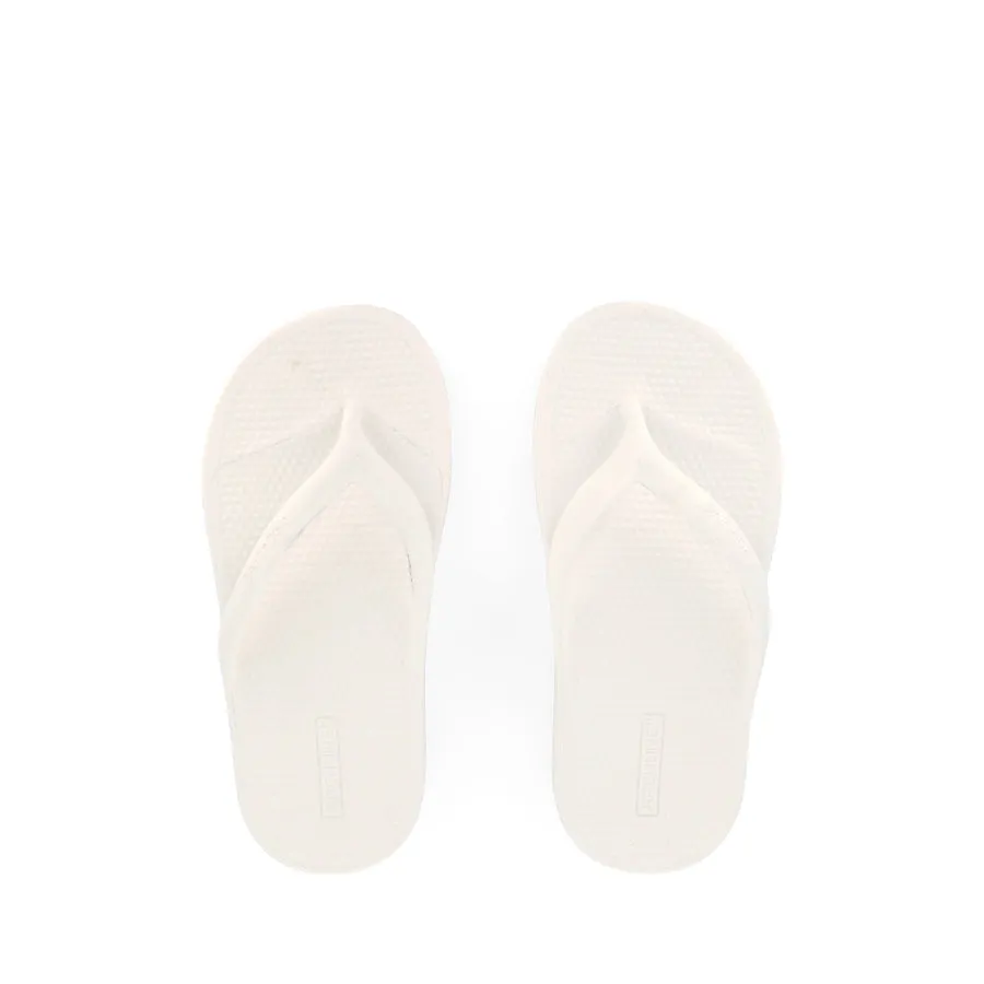 REBOUND ORTHOTIC THONGS - WHITE