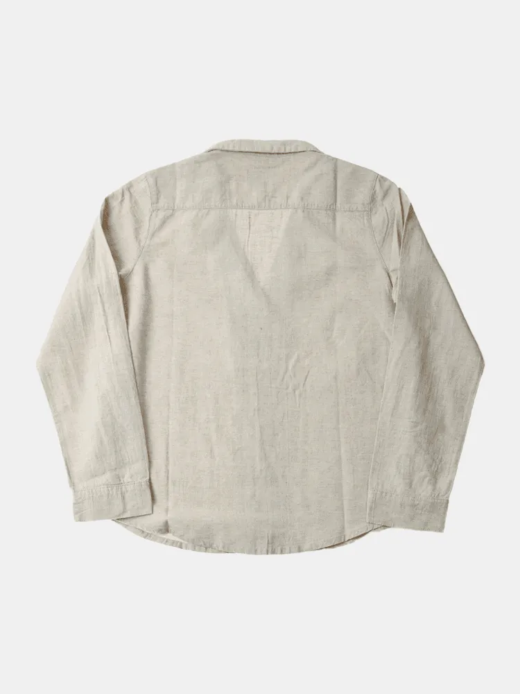 Rhythm Classic Longsleeve Shirt - Sand