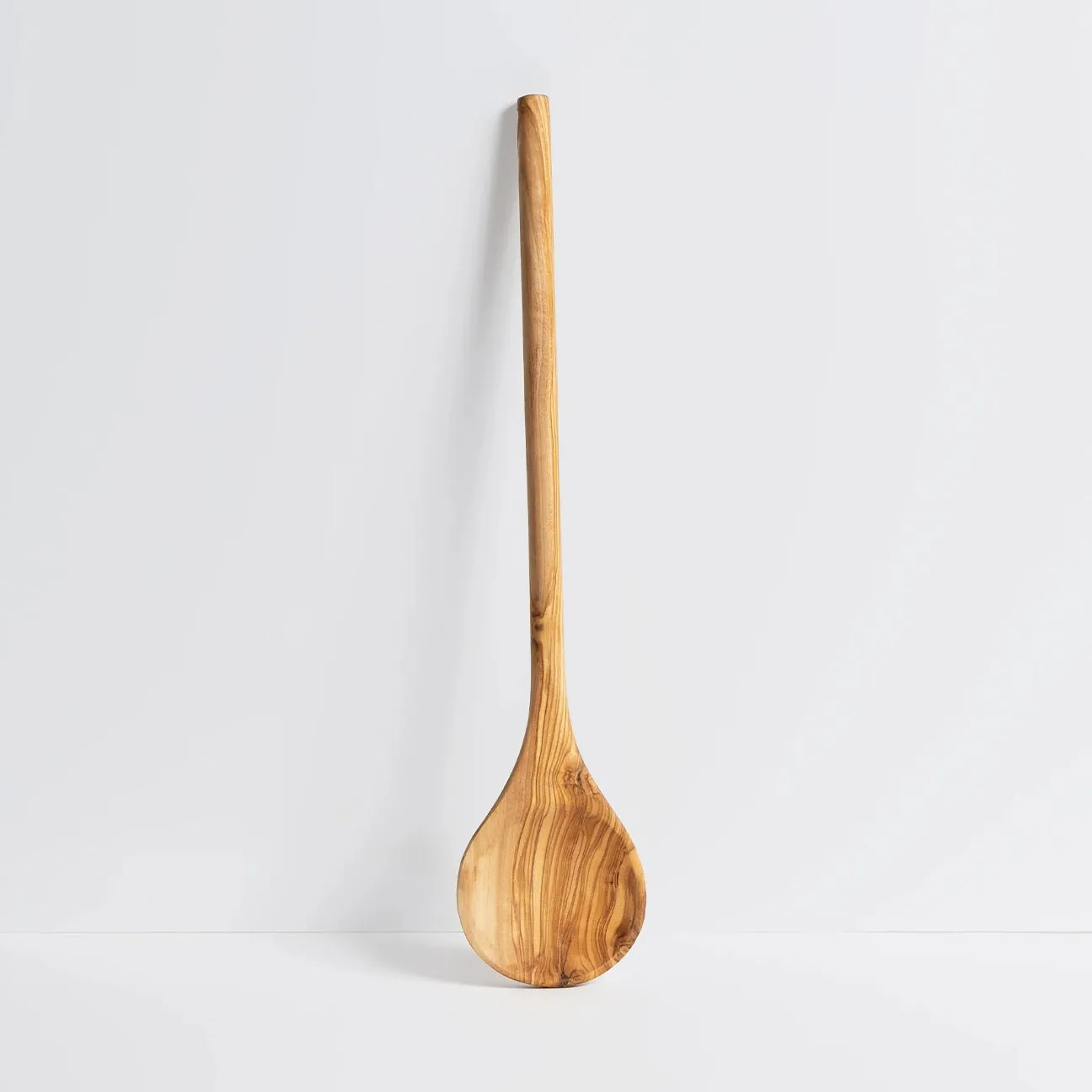 Round Olive Wood Cooking Spoon