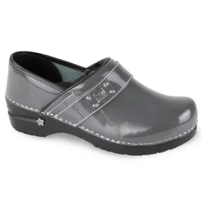 Sanita Lindsey Women's Patent Leather Chef Clog