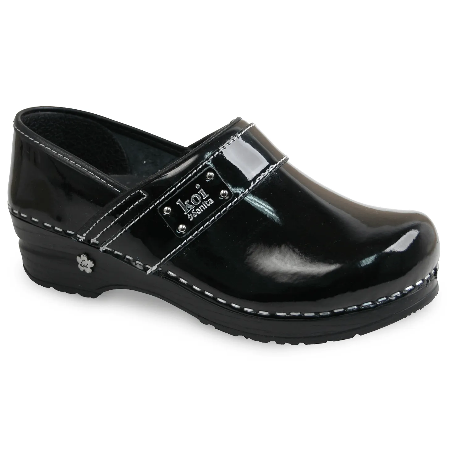 Sanita Lindsey Women's Patent Leather Chef Clog