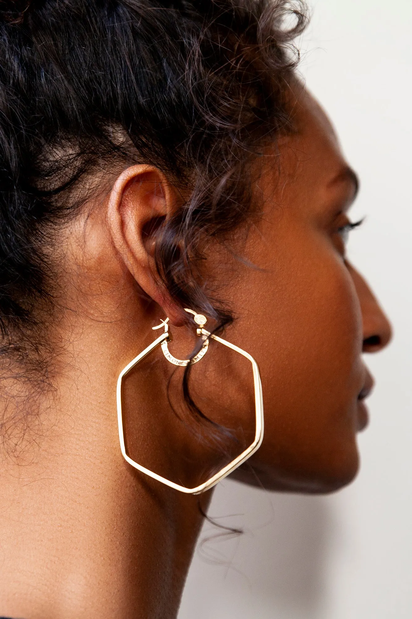 Simone I. Smith Honeycomb Hoops - Large, Oprah s Favorite Things