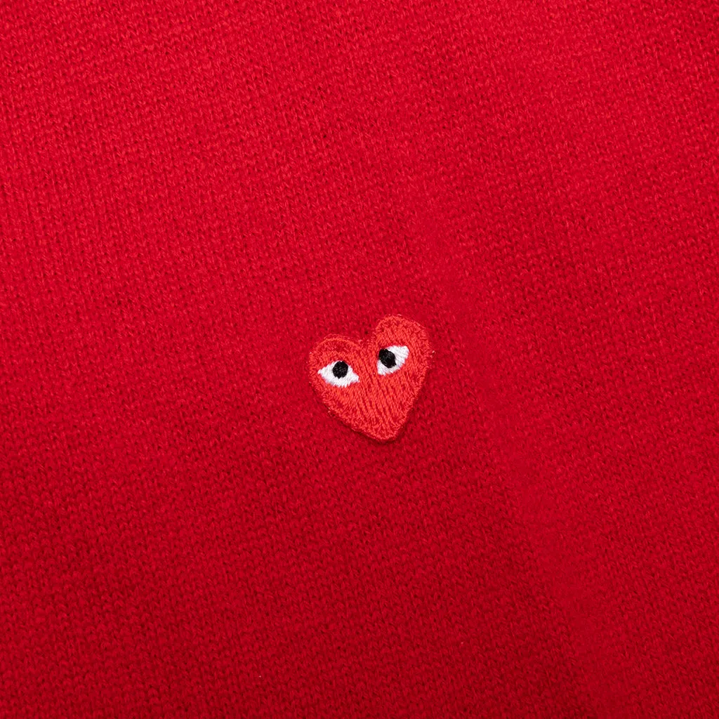 Small Heart Sweater - Red