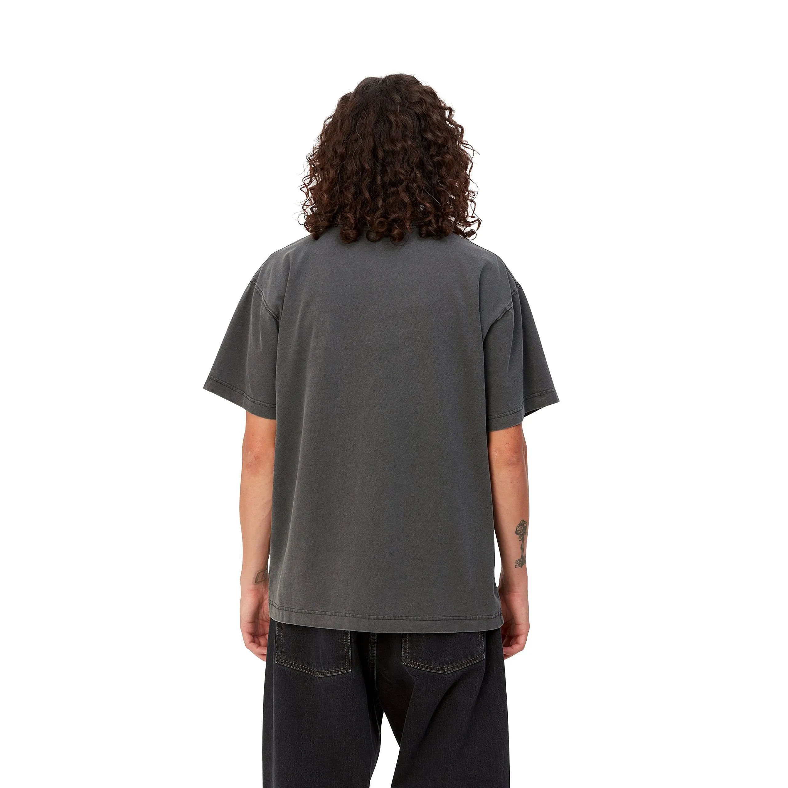 S/S NELSON T-SHIRT CHARCOAL GARMENT DYED