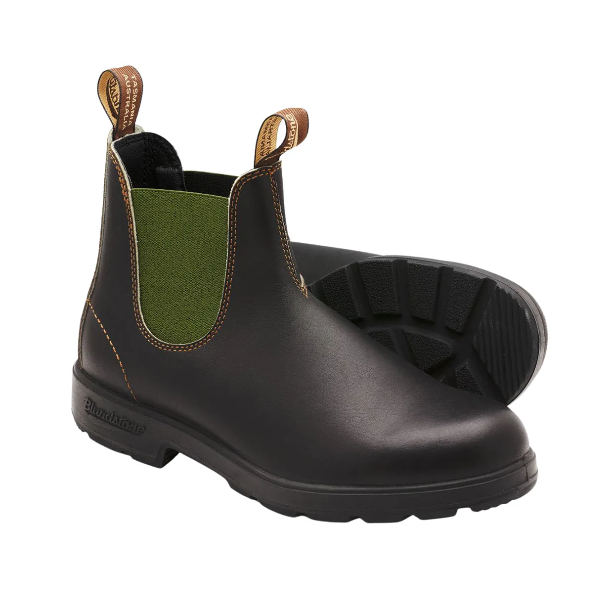 Stivaletti Unisex Blundstone #519 Marrone / Verde