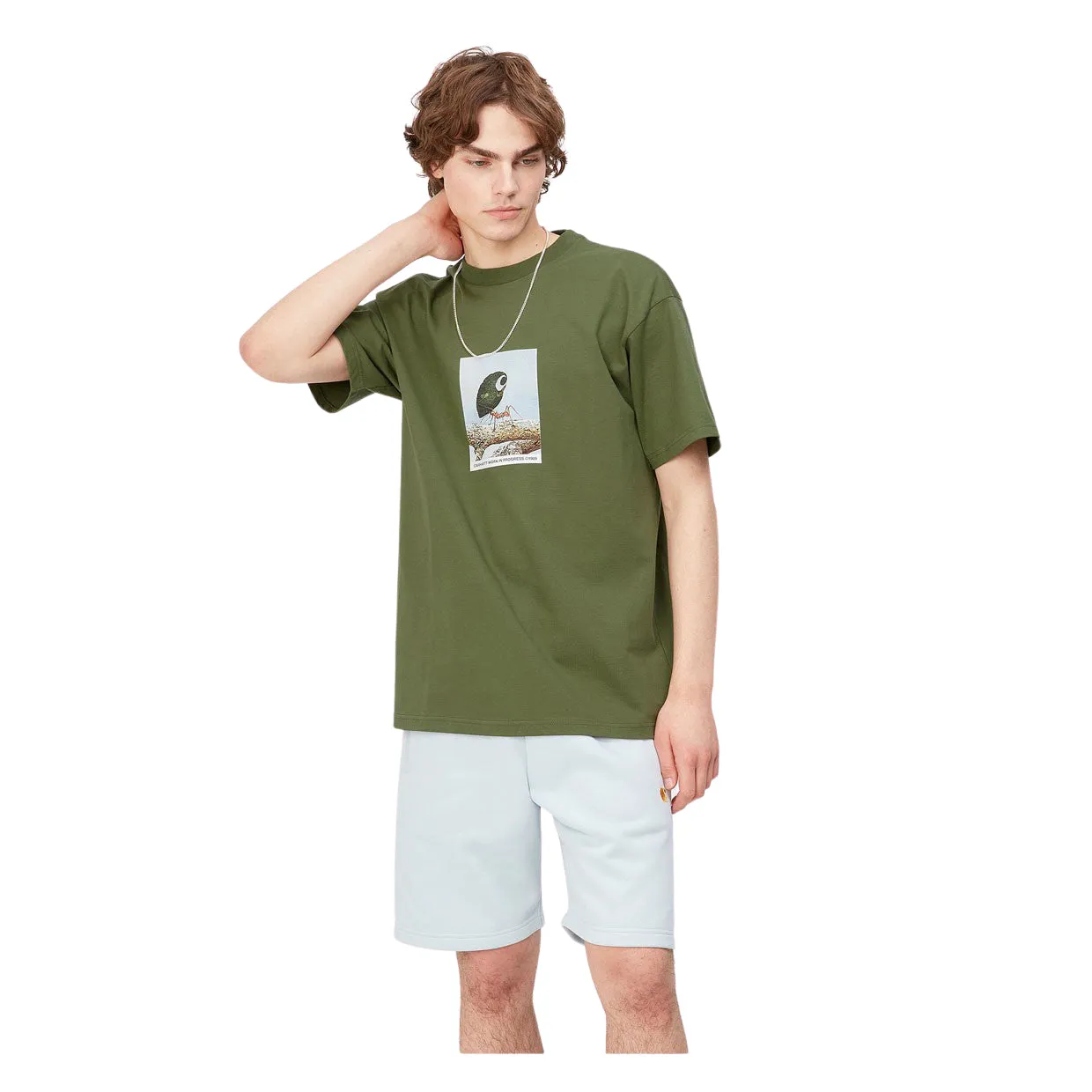 T-shirt Carhartt WIP S/S Antleaf Verde