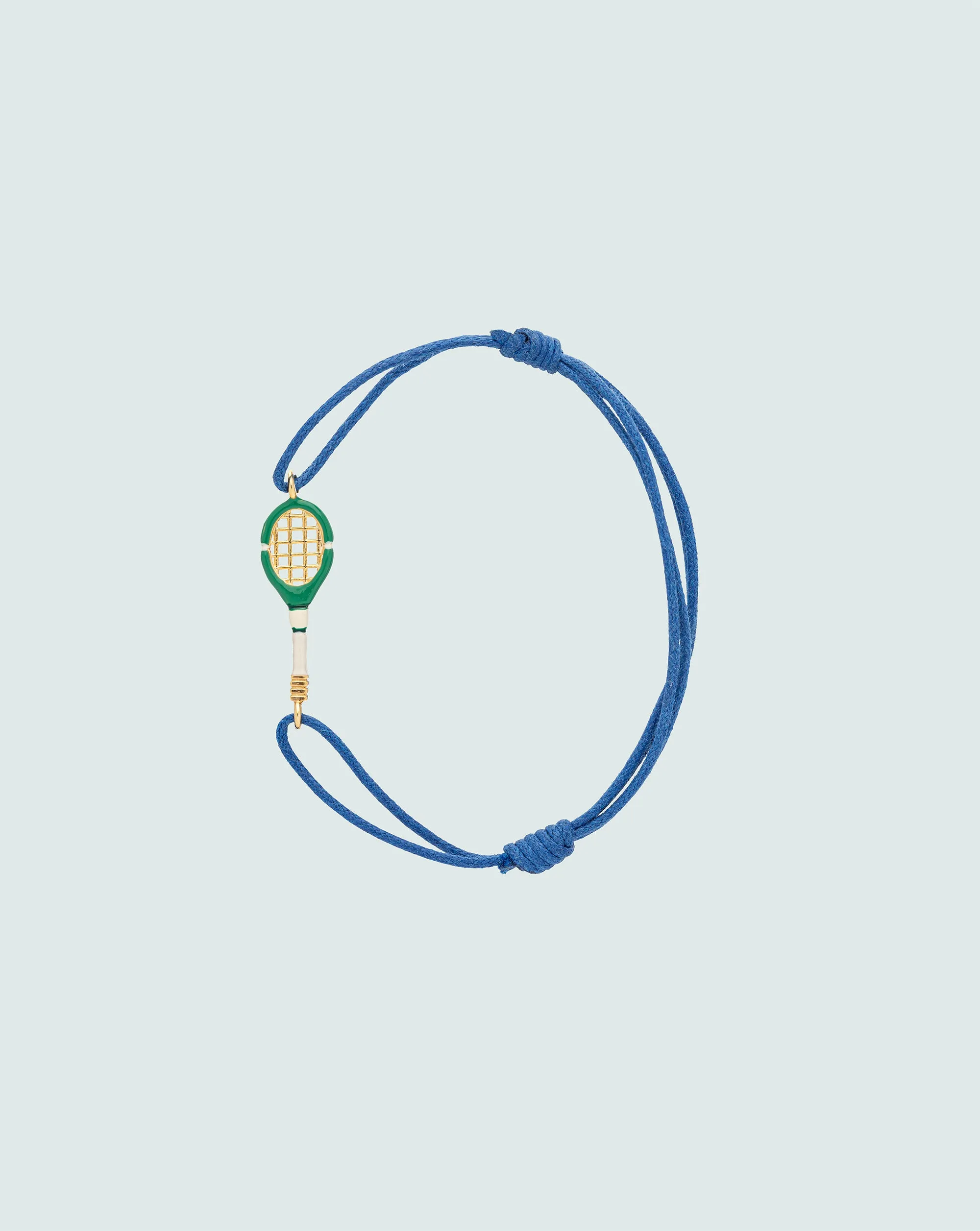 TENNIS PISTACHIO GREEN CORD BRACELET