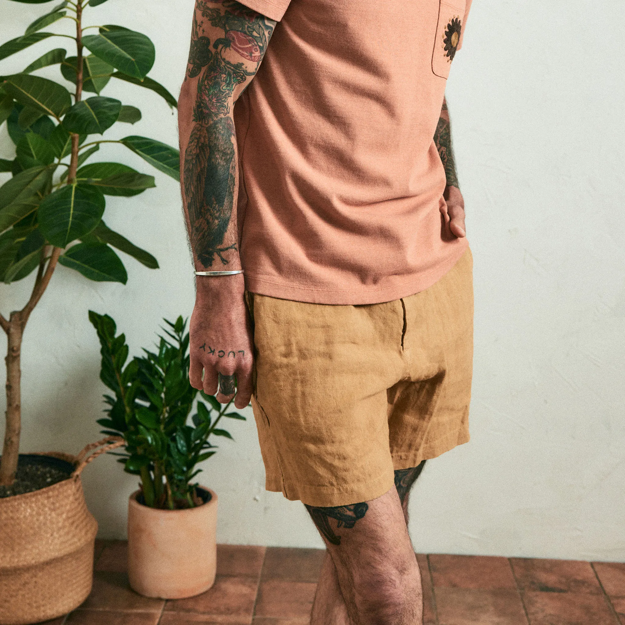 The Apres Short in Wheat Hemp