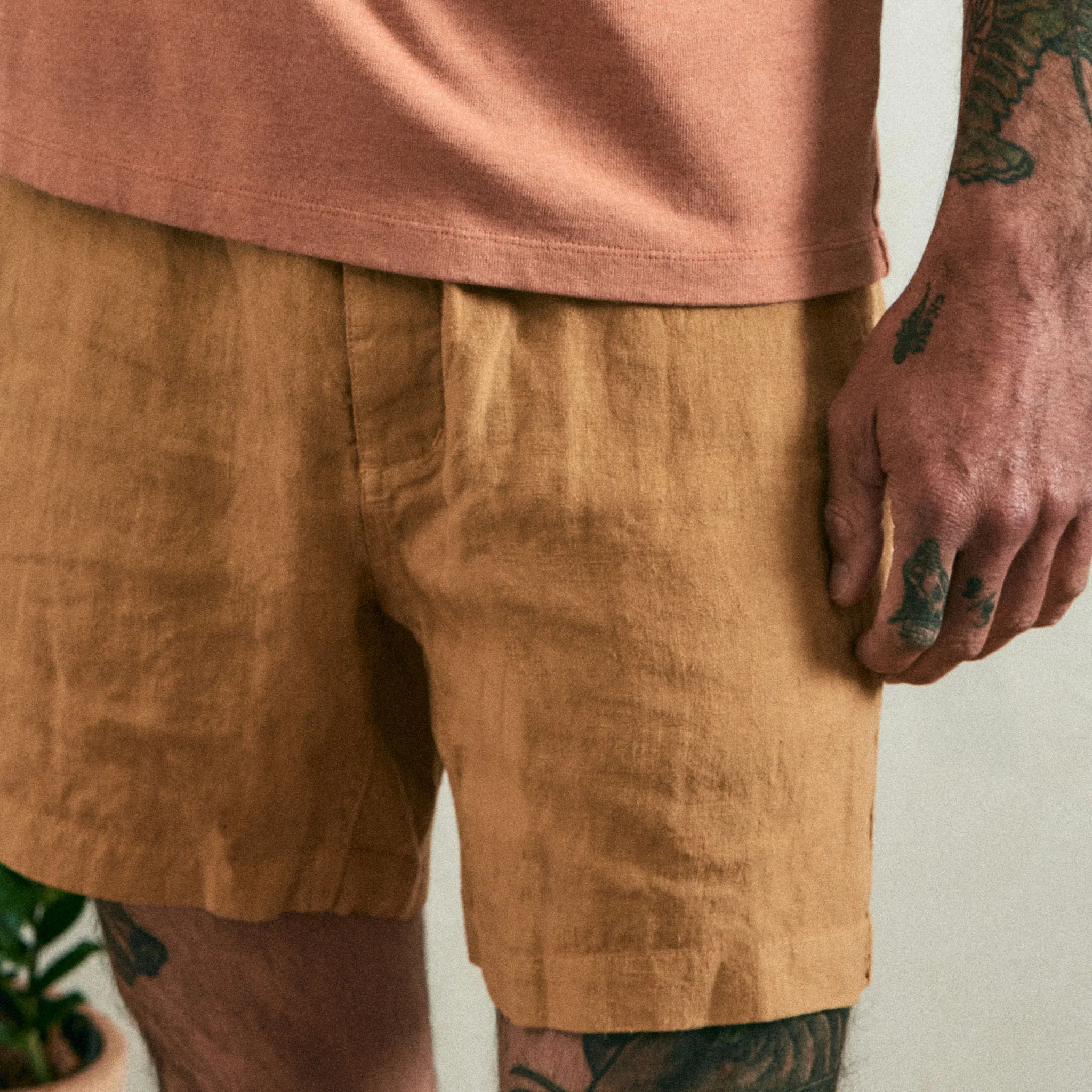 The Apres Short in Wheat Hemp