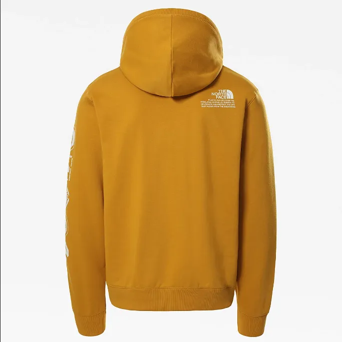 The North Face men's hoodie M Him Bottle HDY NF0A5A78H9D yellow